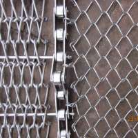 small hole size 5X3mm  widely used design drag chain wire mesh conveyor belt